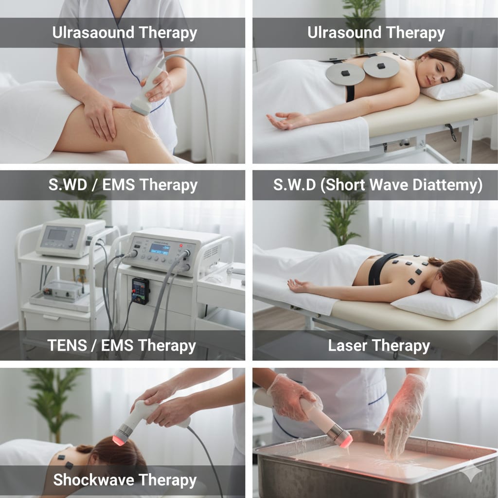 Various Physiotherapy Equipment